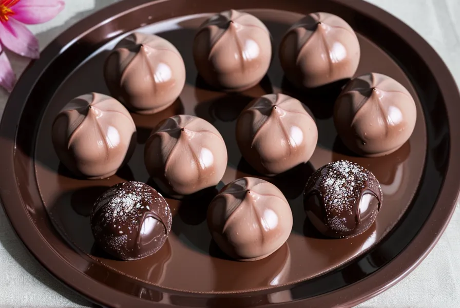 Sal gruesa, nueces y una barra de chocolate oscuro, los ingredientes de esta combinación de sabores
