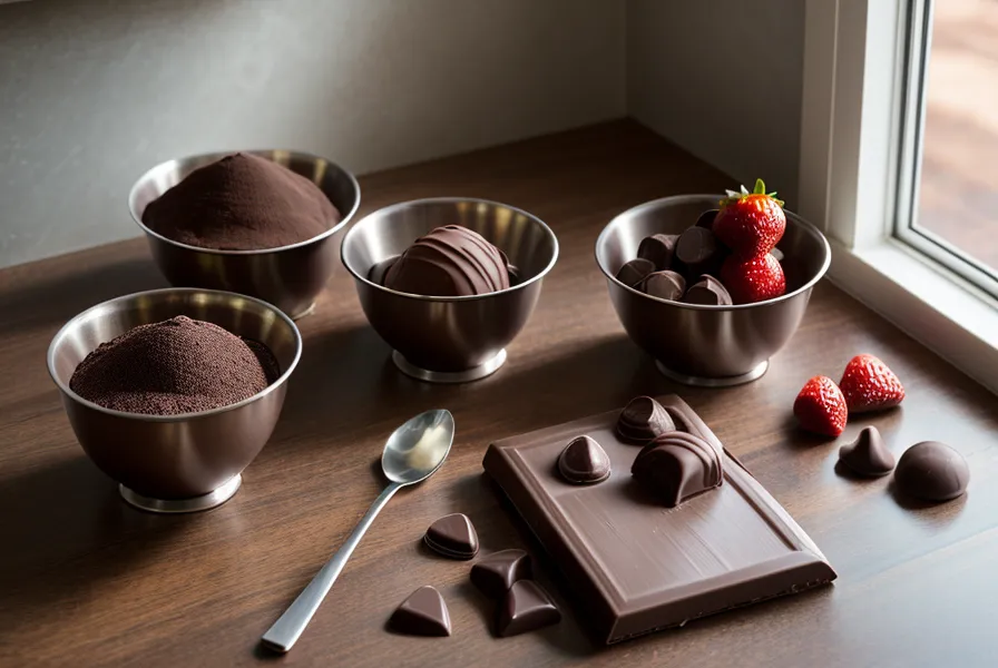 Fresa bañada en chocolate artesanal con una capa brillante y uniforme, resultado de aplicar la técnica del curso de fresas con chocolate