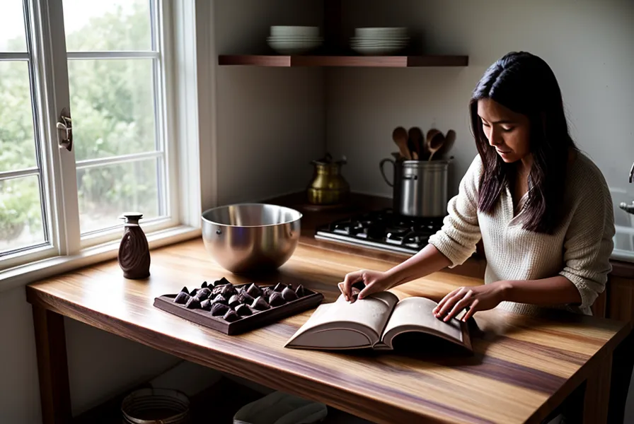 Técnicas creativas de repostería en casa para aprovechar el chocolate que sobra de los bombones