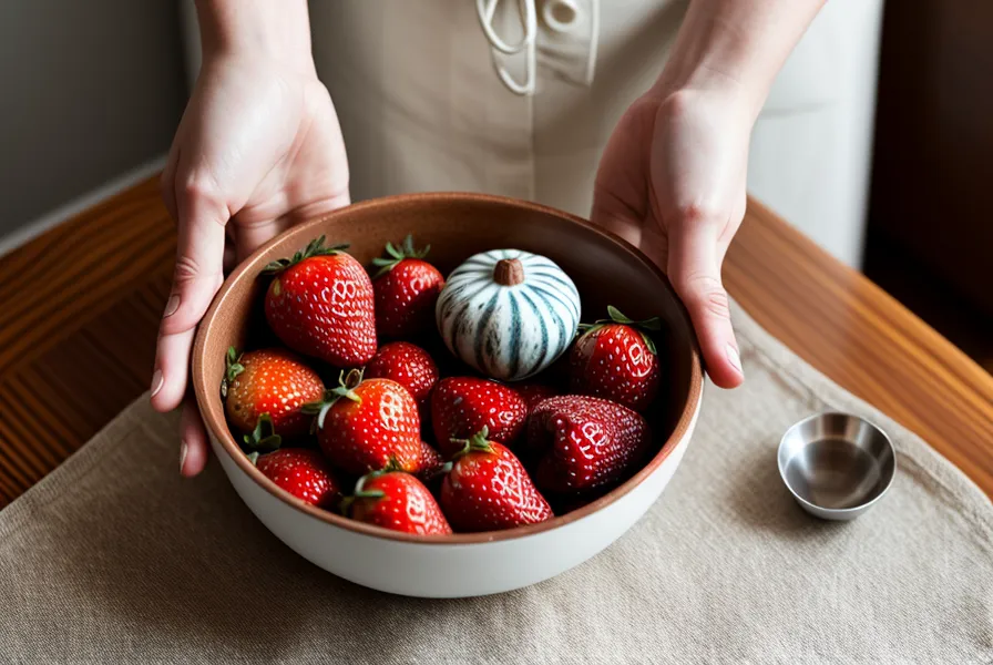 Fresas con chocolate recién bañadas con el sobrante de una tanda de bombones